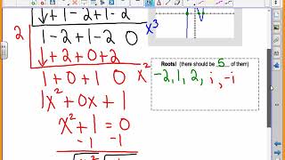 a2 notes solving polynomials with division