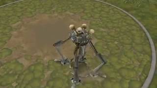 Spore Bot Part Back demonstration.
