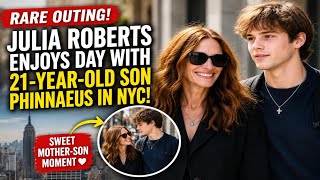 Julia Roberts enjoys rare outing with 21-year-old son, Phinnaeus, in NYC