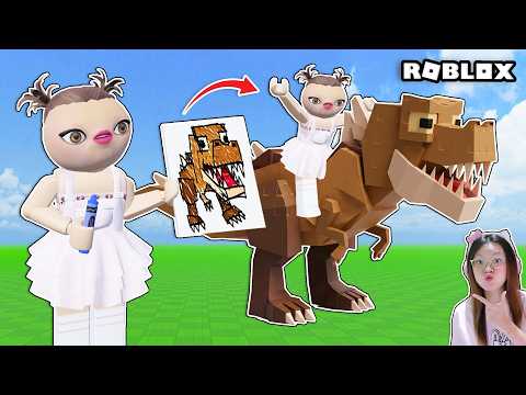 My Drawings Came to Life?!! [Roblox Indonesia]