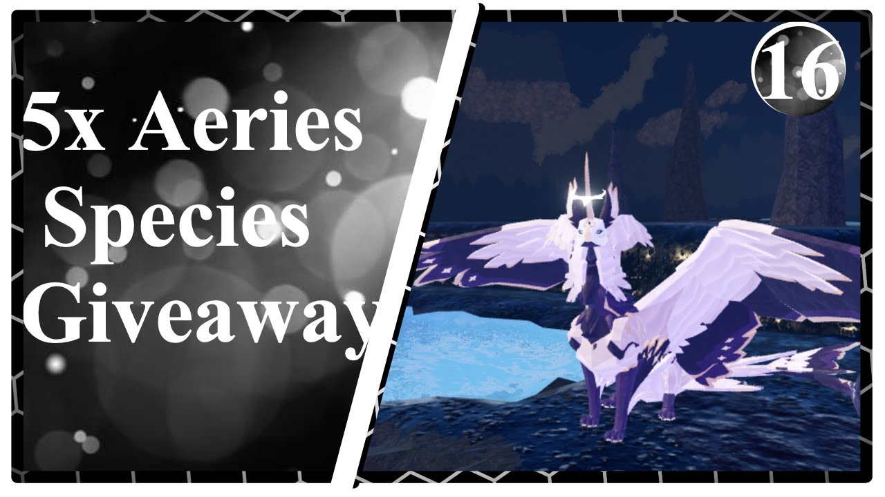 5x Aeries Species Giveaway// Creatures of Sonaria {Ended} - YouTube