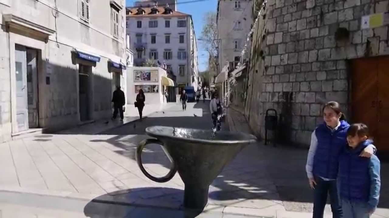 Funnel Fountain, Marmontova, Split, Croatia YouTube
