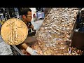 How coins are made in factory  how money is made us mint coin minting process  us dollar
