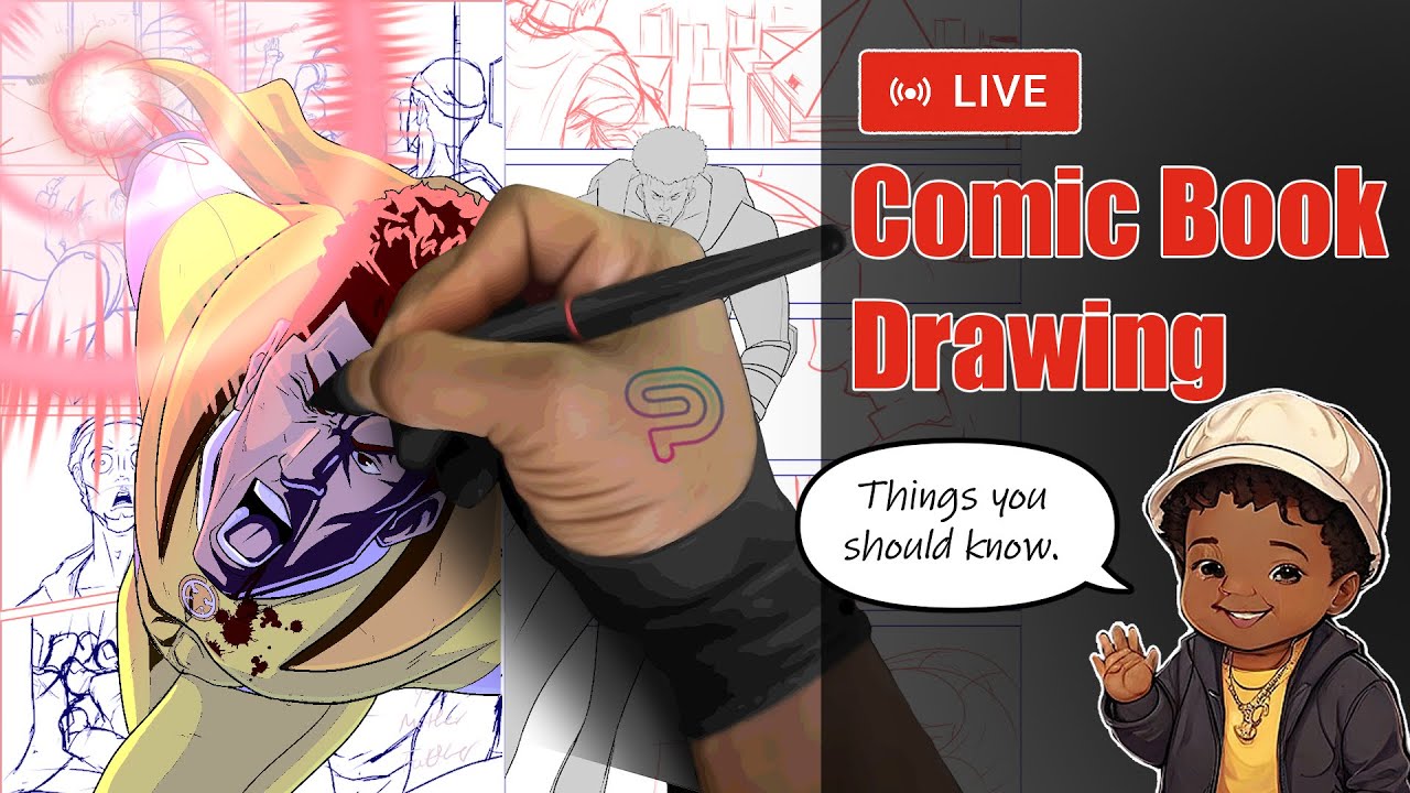 How to Draw a Comic | For Beginners - YouTube