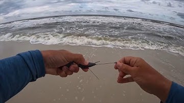 SPUTNIK vs SPIDER vs PYRAMID weights for Surf Fishing!  #fishingvideos