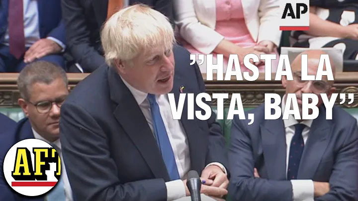 Boris Johnsons historiska sista ord i parlamentet:...