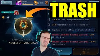Amulet Of Hatshepsut P2W Artifact Test And Review Injustice 2 Mobile Net Worth
