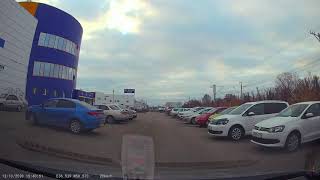Junsun S595 4K Dash Cam. Sony IMX323. 2160P 30FPS HDR. Cloudy weather.