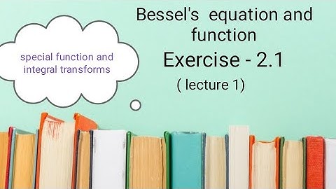 special function book Ba/bsc 4th sem. ( Bessel