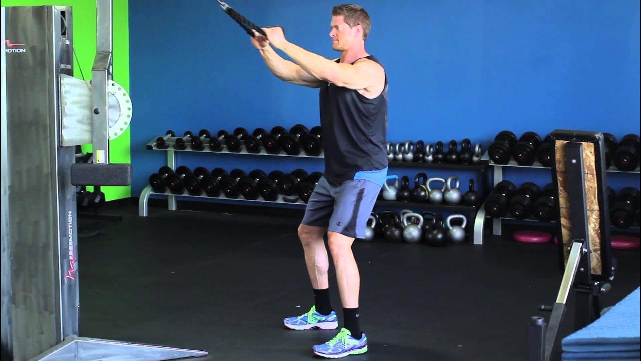 Cable face Pull упражнение