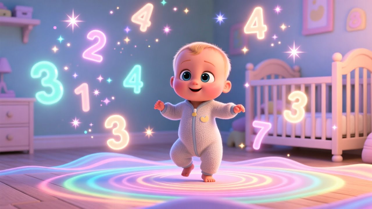 Magical Night Count 🌙🔢🍼 | Kids Fantasy Song | Learn Counting and Calm Routines