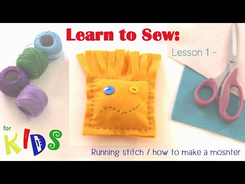 Video: Needlework For The Youngest Children