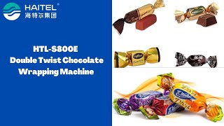 Factory price high speed double twist single twist chocolate candy wrapping machine