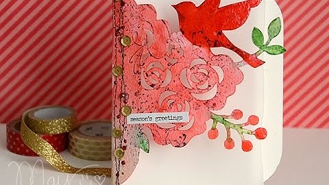 Detail cut design card with ScanNCut 2