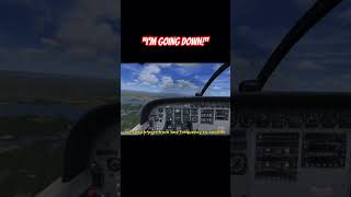 Pilot tries to be “realistic” in Flight Sim X