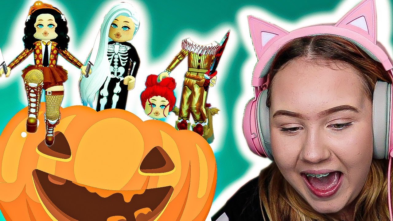 Making Ugly Halloween Outfits Cute Challenge Roblox Royale High Youtube - ruby rube playing roblox royale high