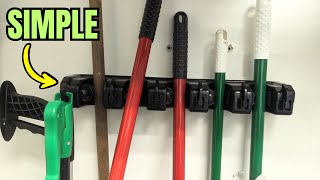 Must-Have Broom Organizer! Easy-to-Install & Versatile