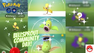 *DID THIS INSTEAD* During✨Bellsprout Community Day✨in Pokemon Go!