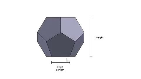 A Trigonometric Derivation of the Edge Length to Height Ratio of a Regular Dodecahedron
