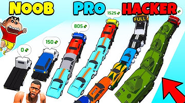 SHINCHAN NOOB vs PRO vs HACKER in TOW N Go with FRANKLIN & CHOP | DREAM SQUAD