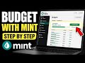 How to budget with Mint - Step By Step
