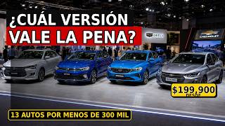 13 AUTOS BARATOS por menos de 300 mil en Mexico - ¿Que versión Vale la pena?