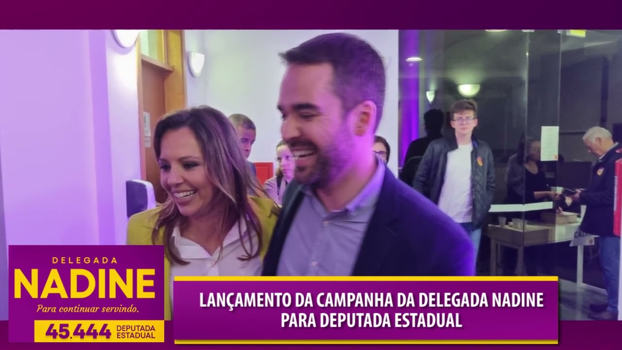 23.08 - DISCURSO DELEGADA NADINE - LANÇAMENTO CAMPANHA DELEGADA NADINE ...