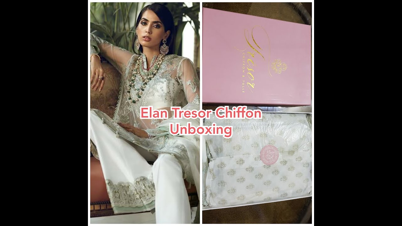 Elan| Tresor | Chiffon | Unboxing | Aysel-EC04 | Hit Design|2019-20