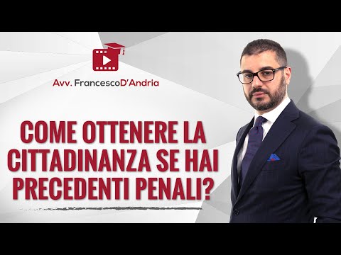 Video: Come Ottenere Un Lavoro Con Precedenti Penali