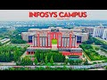 Infosys campus drone  infosys campus pocharam hyderabad