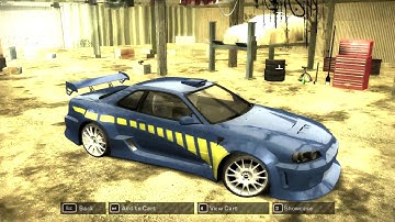 Need for Speed™ Most Wanted - Beta content Mod / Nissan Skyline R34