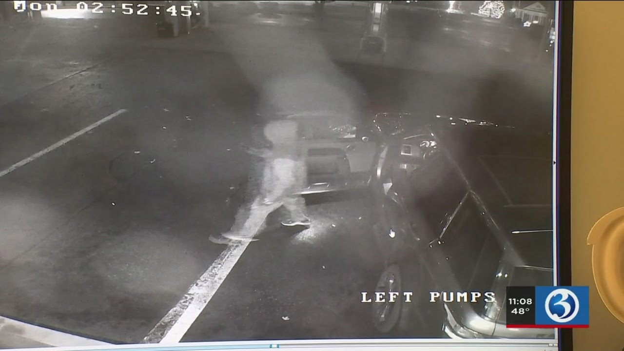 VIDEO: Suspects seen using SUV to rip ATM out of shoreline store - YouTube