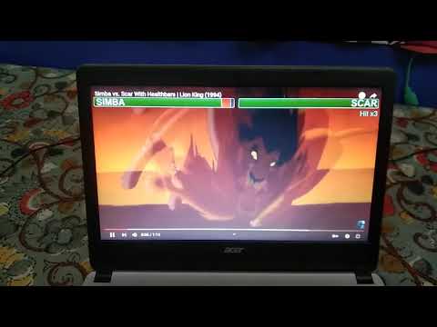 Simba Vs Scar( With Healthbars ) 1994 🔥🔥🔥