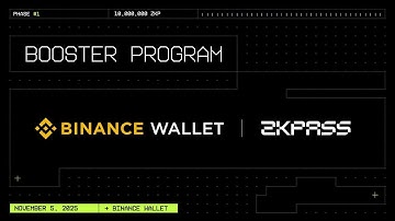 🟠Binance Web3 x zkPass ($ZKP) Phase-1 Booster Airdrop Live✅