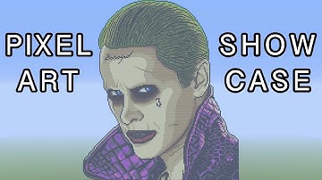 Minecraft Pixel Art Showcase - The Joker (Suicide Squad)