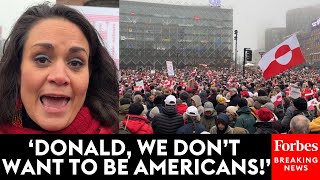 BREAKING NEWS: Protestors Hold 'Hands Off Greenland' Demonstration In Copenhagen, Denmark