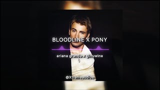 Download lagu Bloodline X Pony - Ariana Grande & Ginuwine || edit audio Xtreme audios
