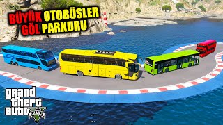 Uzun Ve Büyük Otobüsler Göl Parkurunu Geçi̇yor - Gta 5