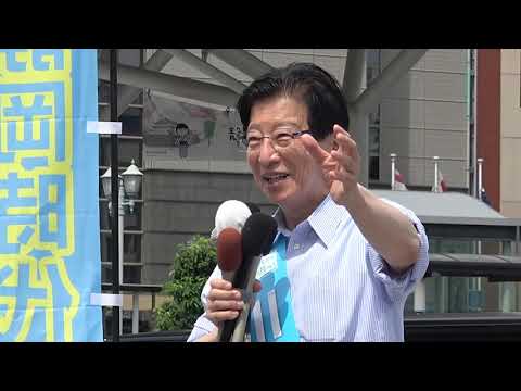 静岡県知事選　川勝平太氏　第一声【静岡新聞】