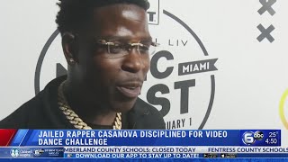 Famous Jailed rapper Casanova disciplined for video dance challenge Wealth