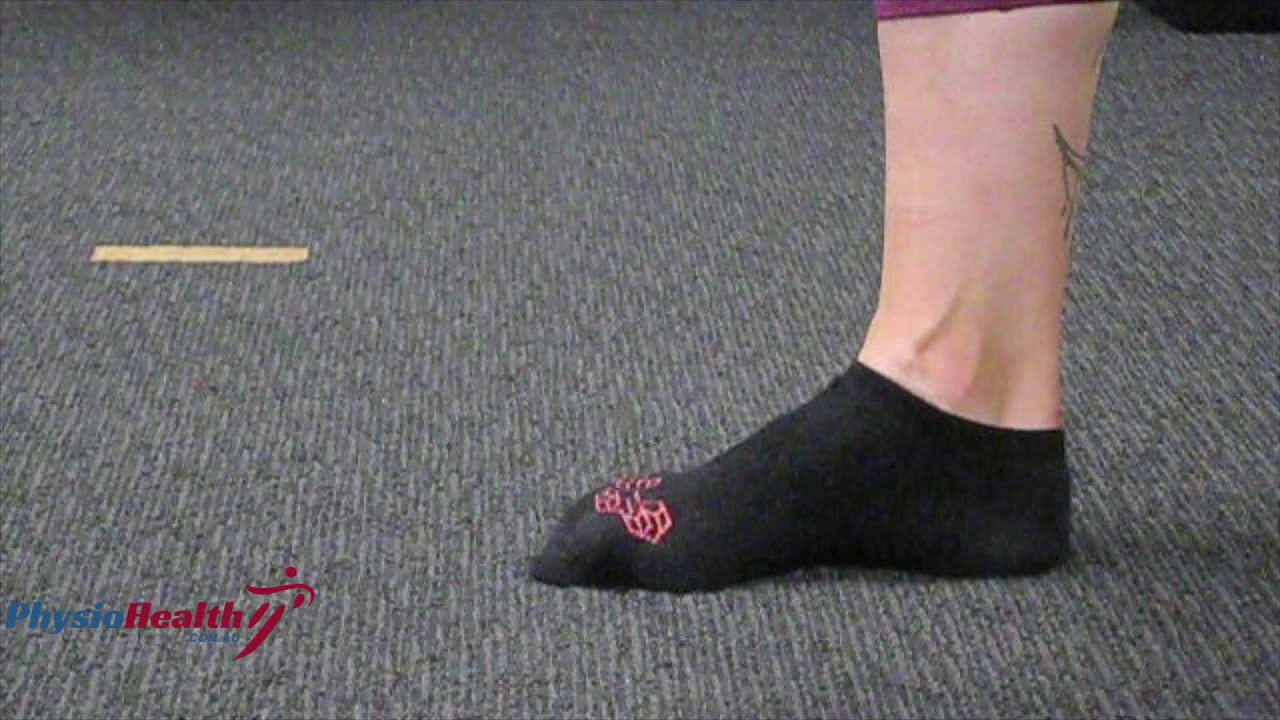 Arch Lift in Single Leg Stance YouTube