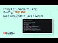 Easily Edit Templates Using BoldSign PHP SDK: Add Files, Update Roles &amp; More