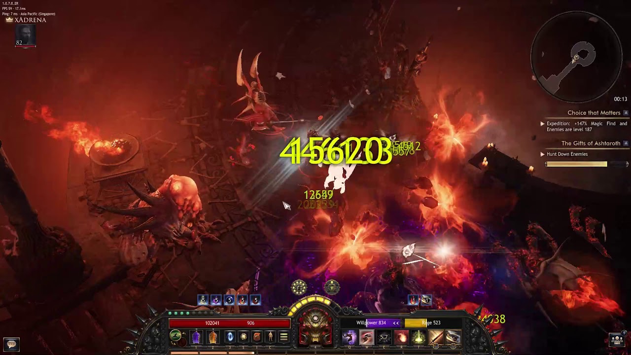 WOLCEN - BLOODY EDGE POST-PATCH 1.0.7.0 MAP LEVEL 187