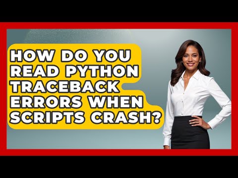How Do You Read Python Traceback Errors When Scripts Crash? - Python Code School