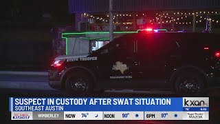Suspect in custody after SWAT situation