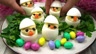 Famous Deviled Egg Chicks | Easter Egg Recipe Net Worth