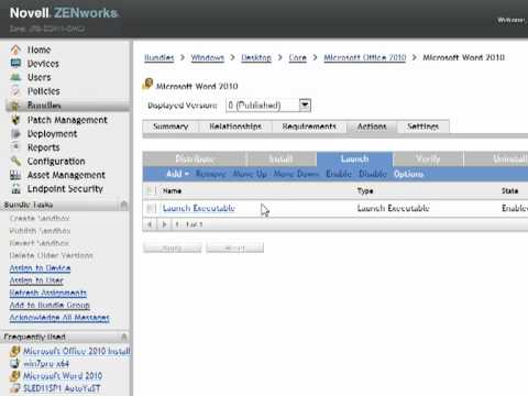 Deploying Windows Software with Novell ZENworks 11