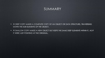 Shallow and Deep Copy Python List