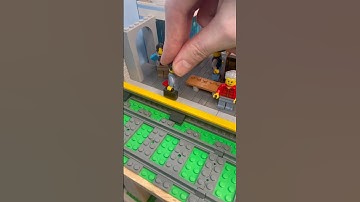 Squid Game scene in the LEGO City #squidgame #lego
