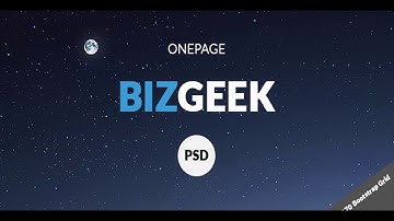 BizGeek - One Page Corporate PSD | Themeforest Website Templates and Themes